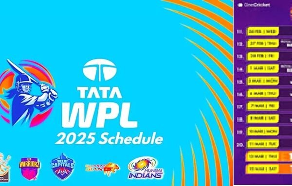 Women's premier league schedule india